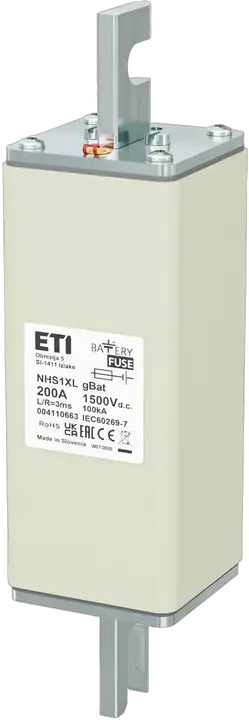 Kép erről: NHS1XL gBat 200A/1500V DC