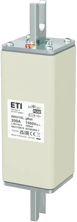 Kép erről: NHU1XL gBat 200A/1500V DC