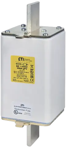NH3L gPV 500A/1500V DC 70kA