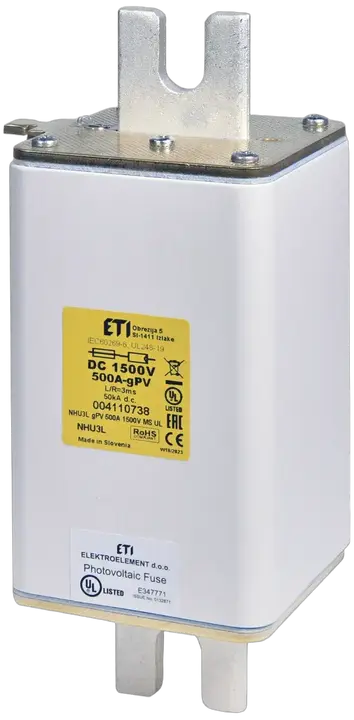 Kép erről: NHS3L/MS gPV 450A/1500V DC UL