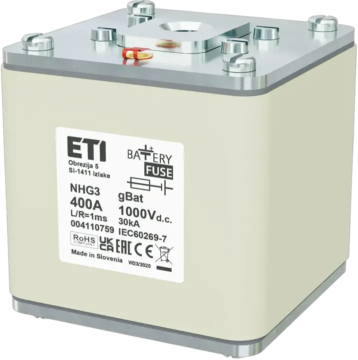 Kép erről: NHG3 gBat 400A/1000V DC