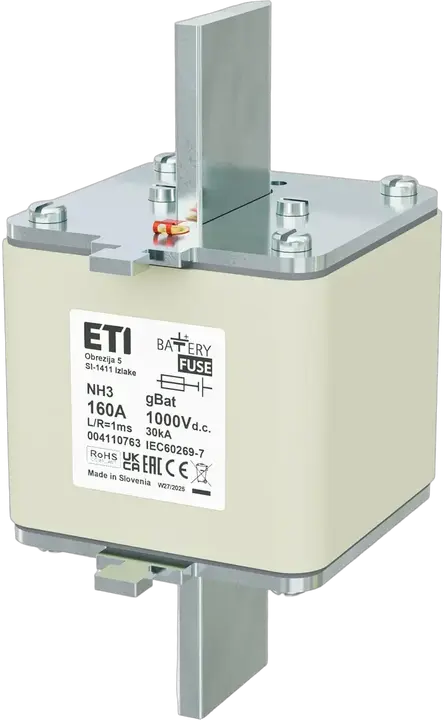 Kép erről: NH3 gBat 160A/1000V DC