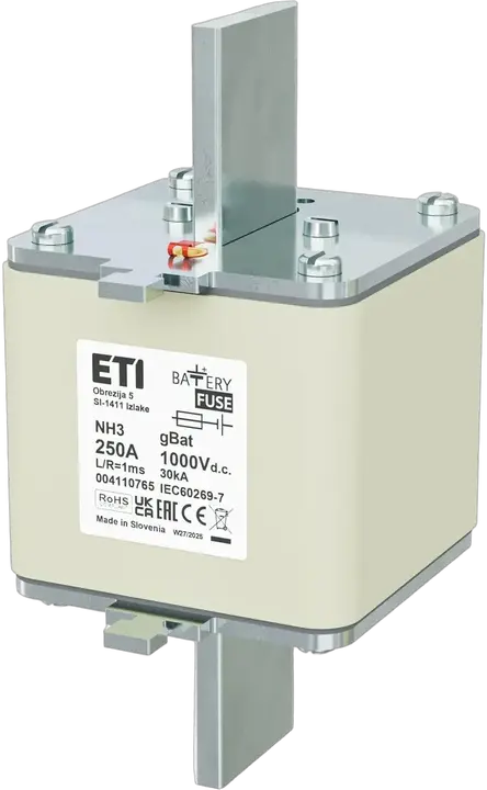 Kép erről: NH3 gBat 250A/1000V DC