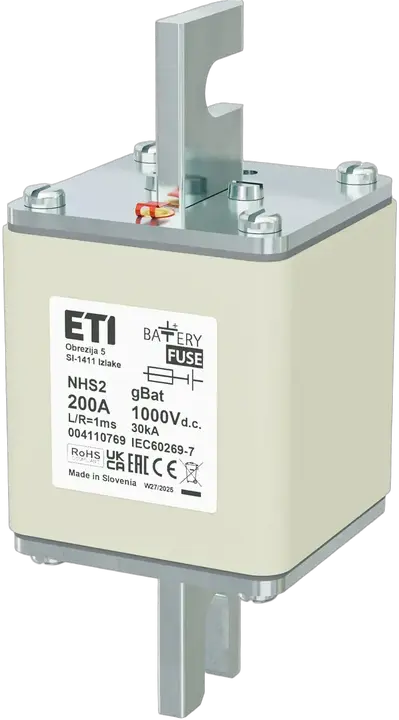 Kép erről: NHS2 gBat 200A/1000V DC