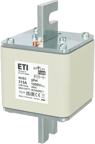 NHS3 gBat 315A/1000V DC