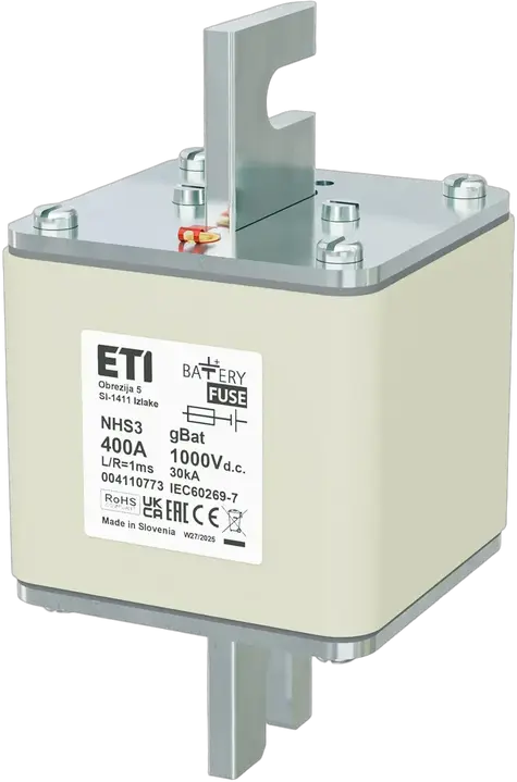 Kép erről: NHS3 gBat 400A/1000V DC