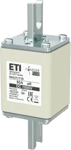 Kép erről: NHU1/110 aR 80A/1000V DC
