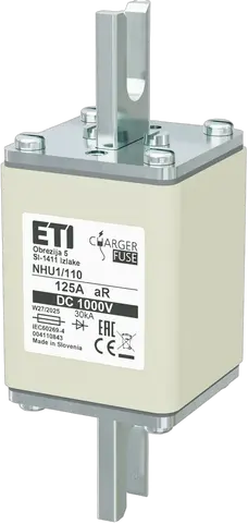 Kép erről: NHU1/110 aR 125A/1000V DC