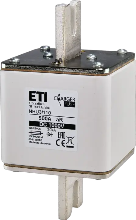 Kép erről: NHU3/110 aR 500A/1000V DC