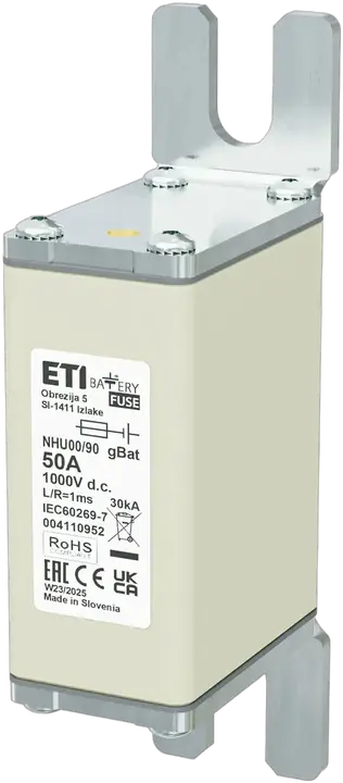 Kép erről: NHU00/90 gBat 50A/1000V DC