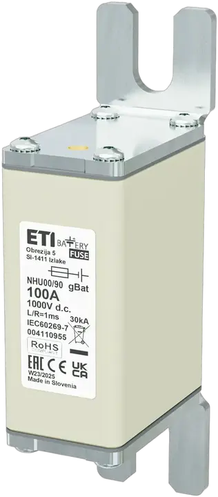 Kép erről: NHU00/90 gBat 100A/1000V DC