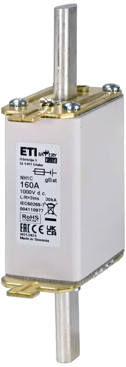 Kép erről: NH1C gBat 125A/1000V DC