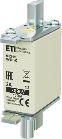 Kép erről: NH000/K gG 2A/690V