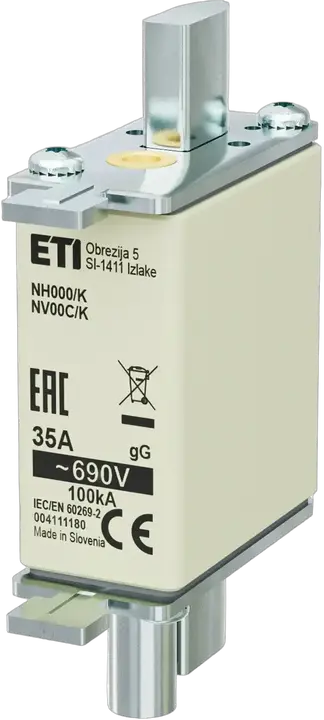 Kép erről: NH000/K gG 35A/690V