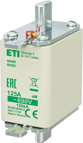 Kép erről: NH00 aM 125A/690V