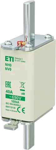 Kép erről: NH0 aM 40A/690V