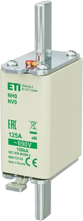 Kép erről: NH0 aM 125A/690V