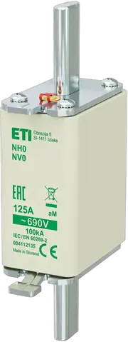 Kép erről: NH0 aM 125A/690V