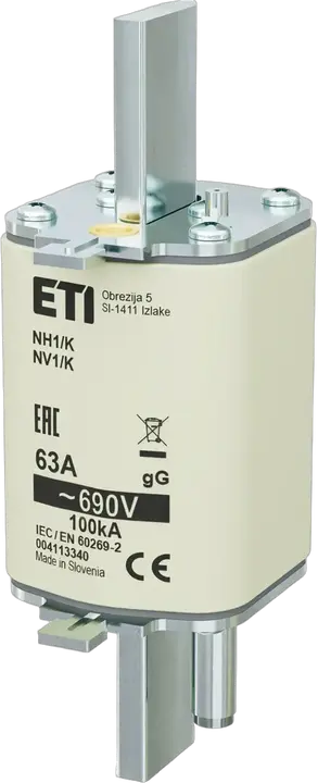 Kép erről: NH1/K gG 63A/690V