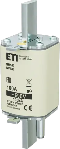 NH1/K gG 100A/690V