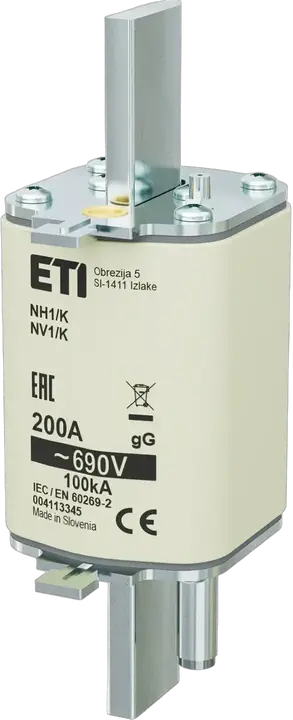Kép erről: NH1/K gG 200A/690V