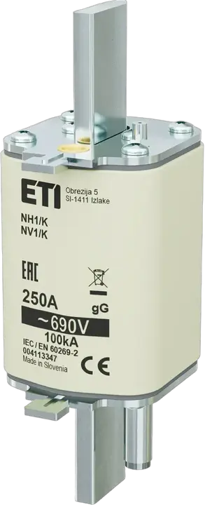 Kép erről: NH1/K gG 250A/690V
