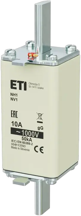 Kép erről: NH1/85 gG 10A/1000V