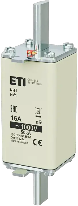 Kép erről: NH1/85 gG 16A/1000V