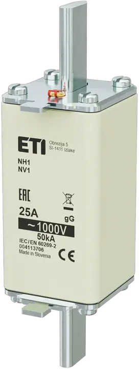 Kép erről: NH1/85 gG 25A/1000V