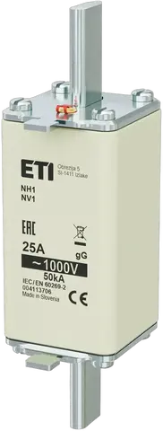 Kép erről: NH1/85 gG 25A/1000V