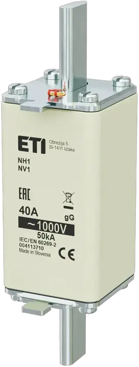 Kép erről: NH1/85 gG 40A/1000V