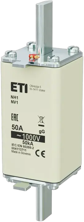 Kép erről: NH1/85 gG 50A/1000V
