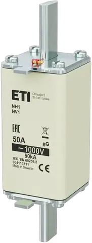 Kép erről: NH1/85 gG 50A/1000V