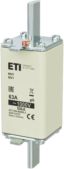 Kép erről: NH1/85 gG 63A/1000V