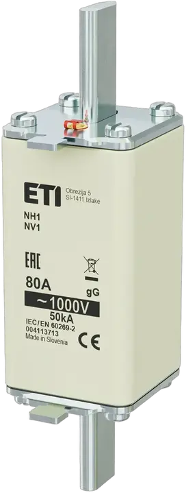 Kép erről: NH1/85 gG 80A/1000V