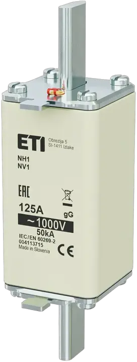 Kép erről: NH1/85 gG 125A/1000V