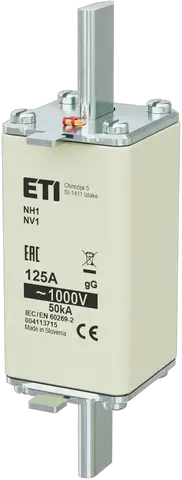 Kép erről: NH1/85 gG 125A/1000V