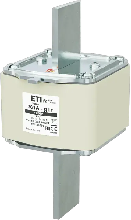 Kép erről: NH4a gTr 361A/400V/250kVA MET