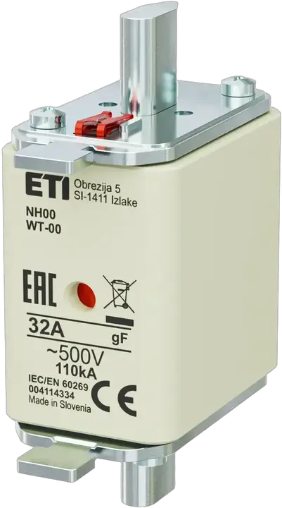 Kép erről: NH00 gF 32A/500V