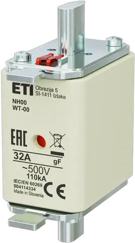 Kép erről: NH00 gF 32A/500V