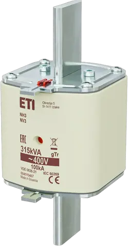 Kép erről: NH3 gTr 455A/400V/315kVA