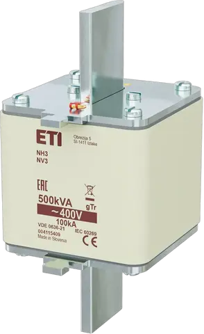 Kép erről: NH3 gTr 722A/400V/500kVA