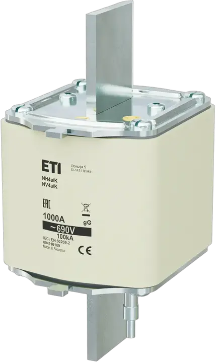 Kép erről: NH4a/K gG 1000A/690V