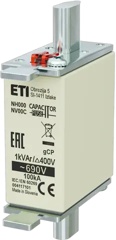 Kép erről: NH000 gCP 1kVAr/690V