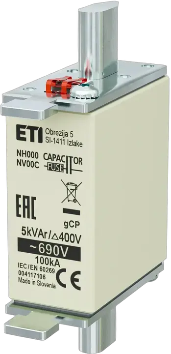 Kép erről: NH000 gCP 5kVAr/690V