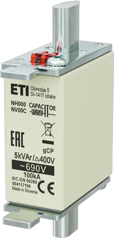 Kép erről: NH000 gCP 5kVAr/690V
