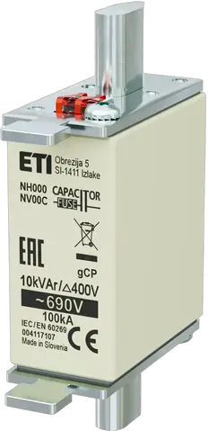 Kép erről: NH000 gCP 10kVAr/690V