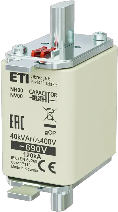 Kép erről: NH00 gCP 40kVAr/690V
