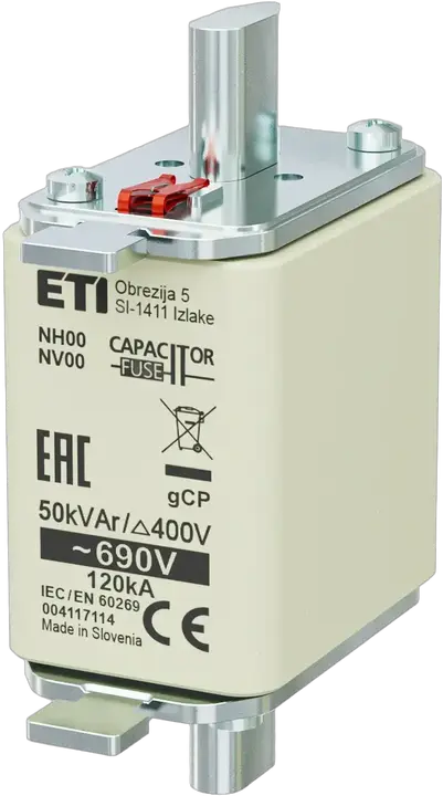 Kép erről: NH00 gCP 50kVAr/690V