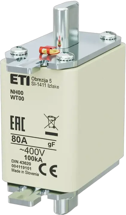 Kép erről: NH00 gF 80A/400V